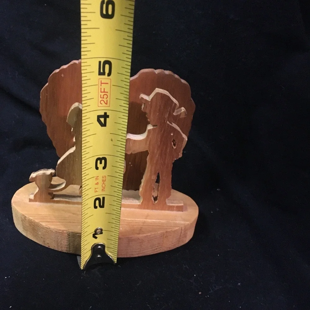 Sweethearts Silhouette Handcrafted Wood Valentine Decor